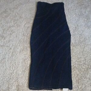 NWT LONG DENIM DRESS